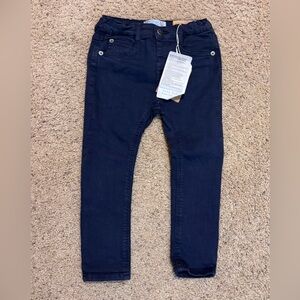 Zara Stylish Navy Kids Jeans, size 2-3 years.